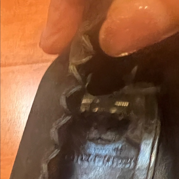 Tory Burch Black Flats with Patent Toe - Picture 9 of 11